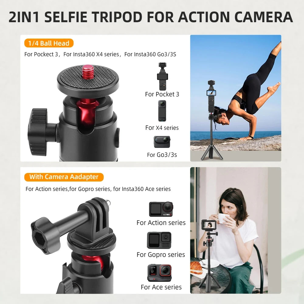 SteadyShot Travel Tripod