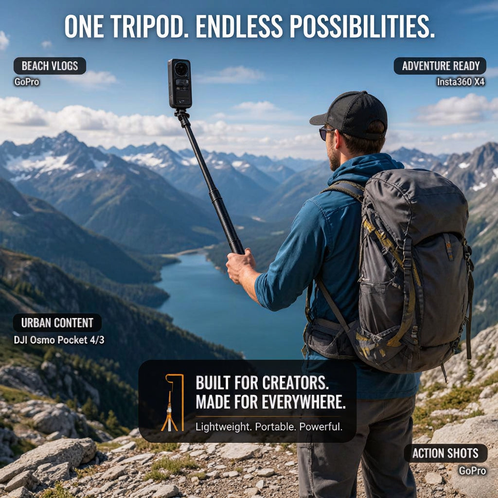 SteadyShot Travel Tripod
